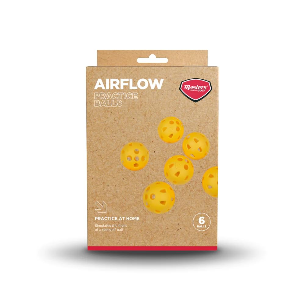 Masters Airflow Practice Balls - Yellow