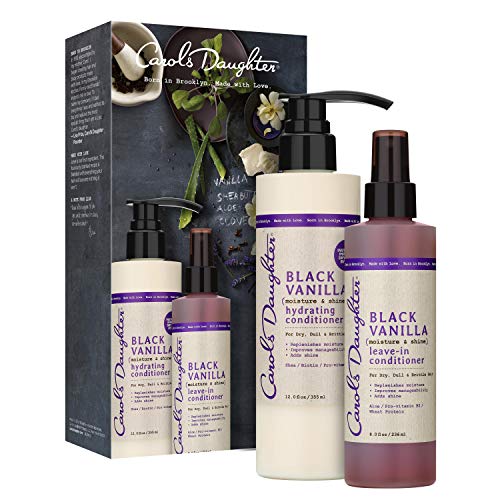 Carol's Daughter Black Vanilla Conditioner Gift Set With Co Wash Conditioner and Leave In