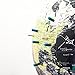 Bullseye Office Magnetic World Globe (Black)