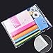 EOOUT Poly Envelope, 20pcs Clear Plastic Waterproof Envelope Folder with Button Closure, A4 Size (20 pcs)