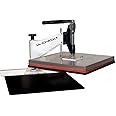 DoughXpress TXM-15CP Stainless Steel Little Chick Commercial Manual Meat Press with 15" Platens, 18" Width x 17-7/8" Height x 28-1/4" Depth