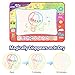 D-FantiX Kids Water Doodle Mat,Large Water Drawing Mat 4 Colors Writing Painting Toddlers Doodle Board Pad with 2 Magic Pen for Girls Boys Educational Gift 31.4 x 23.6in