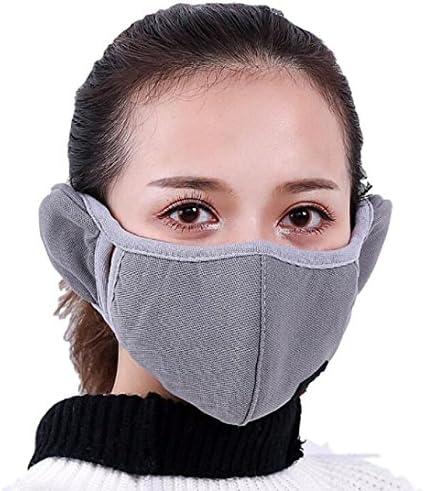 Windproof Dust Ski Mask Cold Weather Winter Motorcycle Half Face mouth Warmer Fleece Mask Polyester Fleece Mask for Women Youth Snowboard Cycling
