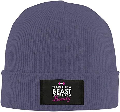 Comfortable Train Like A Beast, Look Like A Beauty Cheap Adult Fall/Winter Fleece Beanie