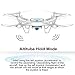 SYMA X5UW WiFi FPV Drone with 720P HD Camera Live Video 2.4Ghz RC Quadcopter with Flight Route Setting and Altitude Hold Function Bonus Battery Included White