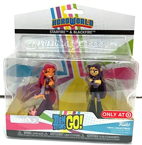Funko Hero World Teen Titans Go Target 2 Pack vinyl Figure Starfire Blackfire