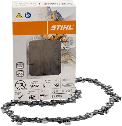 Stihl Saw Chain 3/8in H 1.3mm 50 Drive Links 35 cm PMC 3 Picco Micro