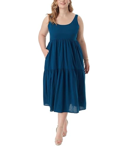Jessica Simpson Women's Alanis 5 Tiered Maxi Dress at Amazon Women's Clothing store