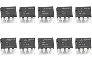 ezqnirk 10PCS LM741CN DIP8 LM741 DIP-8 741CN DIP-8 Operational Amplifier