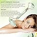 Jade Roller, Jade Roller for Face, Jade Roller Massager, Natural Jade Facial Roller,Anti Aging Jade roller set with Gua Sha Scraping Tool - SPA Face Massage Anti Aging Cold Therapy Beauty Sliming To