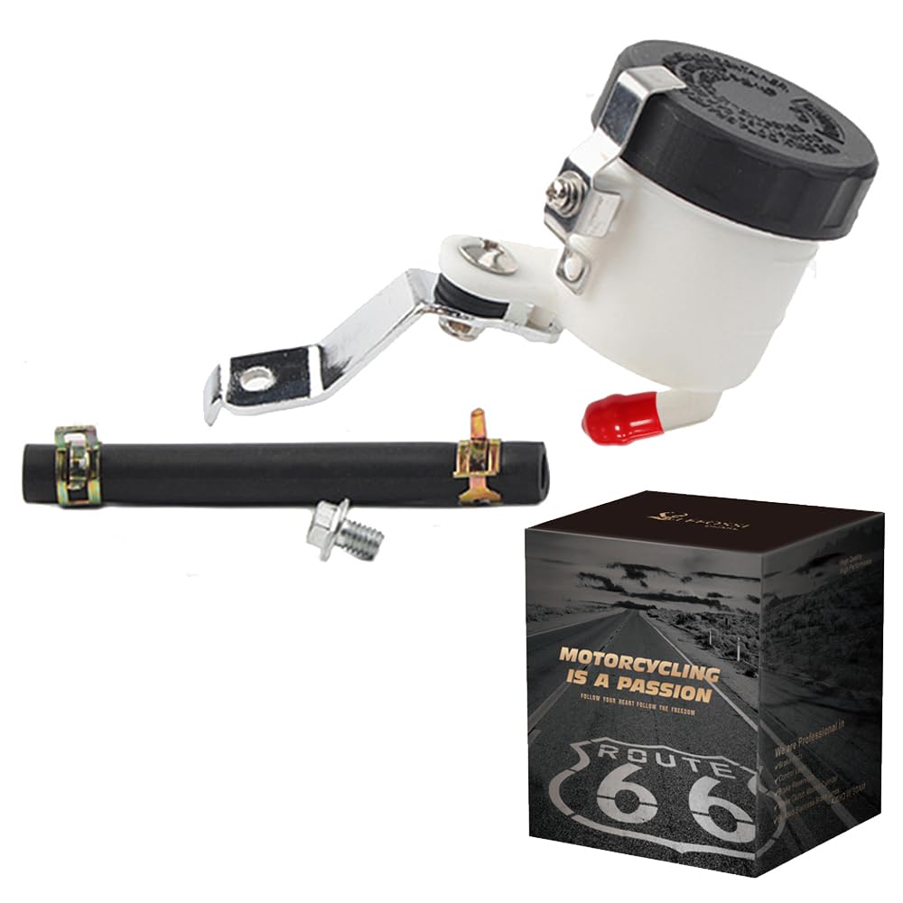 LE LEFOSSI Universal Motorcycle Front Brake Master Cylinder Brake Pump Tank Oil Cup Fluid Bottle Reservoir With Bracket For Honda CBR600RR CBR 600 2007-2018 CBR1000RR CBR 1000 2004-2018