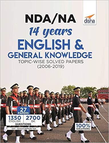 NDA English & General Knowledge Topic-wise Solved Papers