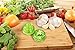 Ergonomic, No Mess Garlic Press with a Twist, Crusher and Mincer, Green