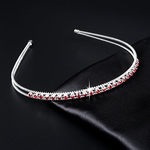 FUMUD 1 pc Women Girl Lady Metal Crystal Headband Head Piece Hair Band Jewelry Hairband Hair Acessories (2#)