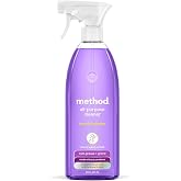 method All-Purpose Cleaner Spray, French Lavender, 28 fl oz | Cuts Grease &amp; Grime on Counters, Glass, Sealed Wood &amp; Floors, for Kitchen &amp; Bathroom, Controlled Mist, Streak Free