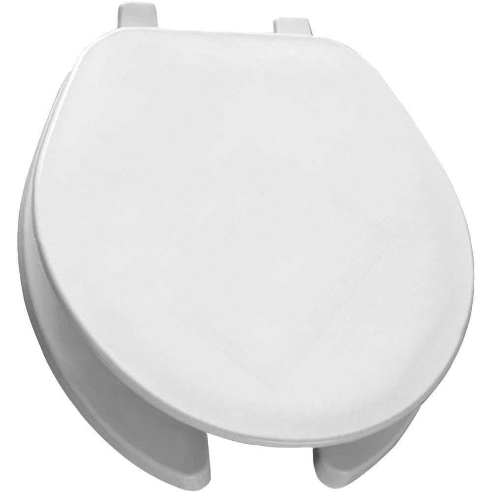 75 Bemis 000 White Seat, Toilet Front Open Round Commercial Toilet Seats most preferential www