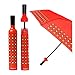 Vinrella Bottle Umbrellas (Wine Bottle, Deco Red)