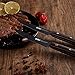 OOU! Steak Knife Set of 6, High Carbon Stainless Steel Kitchen Steak Knife, Anti-Rust Steak Knives Set with Magnetic Box