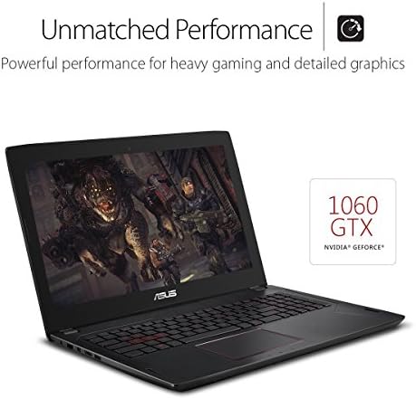 Latest ASUS 15.6" inch Full HD 1080p Laptop Computer (7th-Gen Intel Quad Core i7-7700HQ up to 3.8GHz, 16GB DDR4 RAM, 256GB Solid State Drive SSD + 1TB HDD, NVIDIA GeForce GTX 1060, Windows 10)