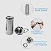 NUBARKO Christmas Gifts Mini Pill Fob, Titanium Keychain Pill Holder, Emergency Aspirin & Nitroglycerin Pill Holder for Men and Women, Waterproof, Light Weight and Non Allergenic