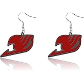 CHOORO Fairy Tail Earrings Anime Earrings Cosplay Jewelry Gift For Her