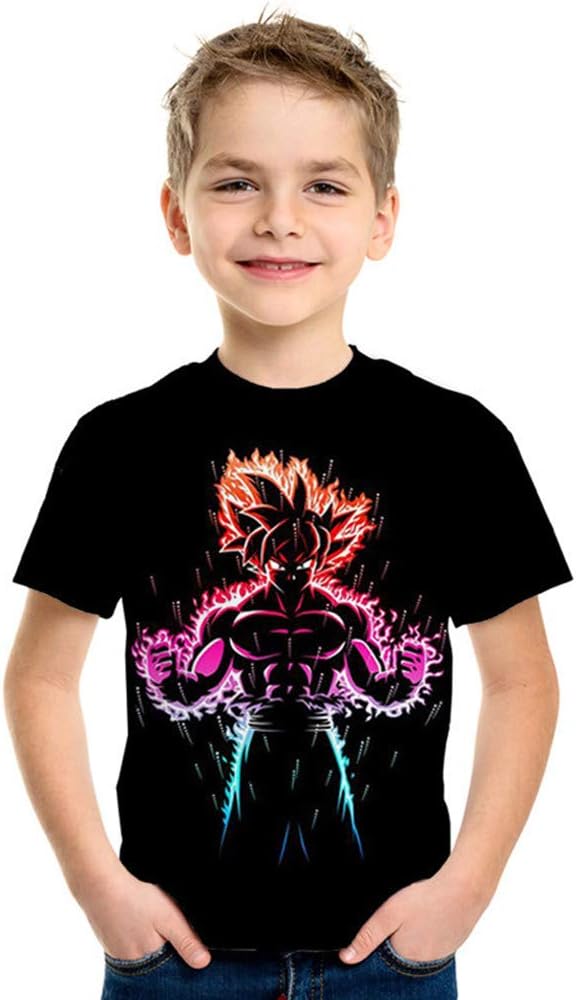 Boys Girls 3D Print T-Shirts Summer Fashion Casual Shirt