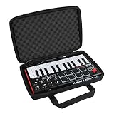 Hermitshell Hard Travel Case for Akai Professional MPK Mini MKII 25-Key Portable USB MIDI Keyboard