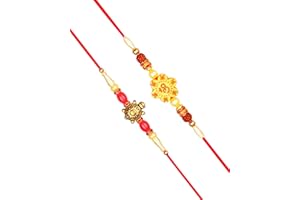 Chandan Rakhi For Brother Rakshabandhan Handmade Combo Rakhi For Bhai Bhaiya Small Big Bro Thread (Design 3)