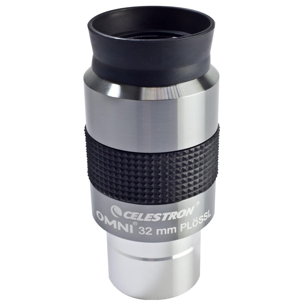 Celestron 93323 Omni Series 1.25 inch / 32mm Eyepiece, Black/Silver