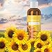 100% Pure Sunflower Seed Oil Anti-Aging Natural Skin Care and Hair Conditioner Health Beauty Carrier Oil for Aromatherapy Essential Oils Massage Therapy Oil with Antioxidant Vitamin E Moisturizerthumb 2