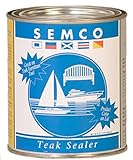 New Semco Teak Wood Natural Finish Sealant Protector Sealer ( 1 Gallon - Approx Coverage 200sqft)