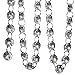 SKY CANDYBAR Crystal Clear Acrylic Bead Garland Chandelier Hanging Wedding Decoration 33 FT