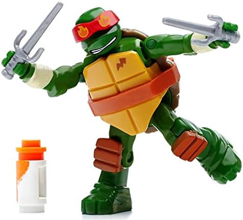 Mega Bloks Teenage Mutant Ninja Turtles TMNT Series 1 Mystery Pack - Raphael. (Embossed Code On Package Is: A09105MM.) Item Number: DXM21.