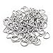 BronaGrand Pack of 100 Metal Nickel Plated D Ring (1/2inch) primary