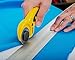 Crafty Cutter Sewing Fabric Cutter Quilting Tools for Sewing Fabric Crochet 45mm | New Safety Handle | Quilters Will Find as The Perfect Quilting Tool | Rotary Roller Fabric Cutter
