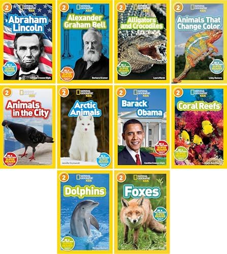 National Geographic Kids Readers Level 1 Series, Collection Set of