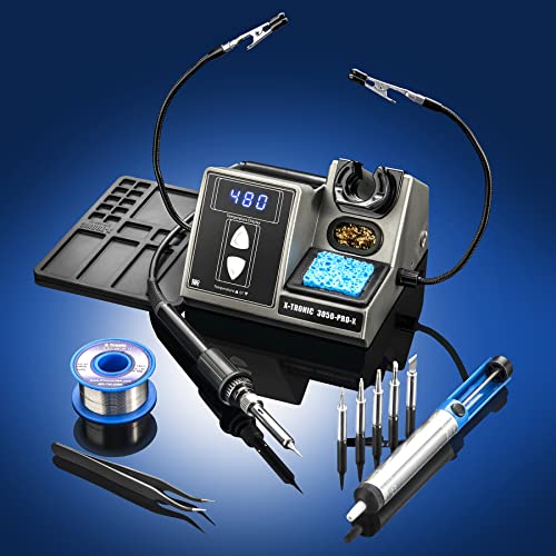 XTronic Model 3050PROX Digital LED Soldering Iron Station with 2