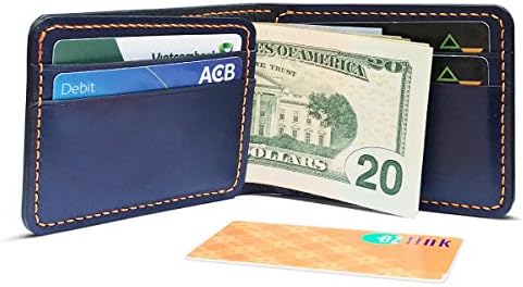 Handmade Money Clip Leather Minimalism Wallet