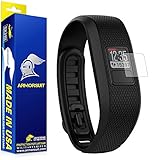 Garmin Vivofit 3 Screen Protector Anti-Glare [Full Coverage][4 Pack], ArmorSuit MilitaryShield® - Lifetime Replacements - Anti-Fingerprint / Anti-Bubble / Touch Responsive Premium Shield - Matte