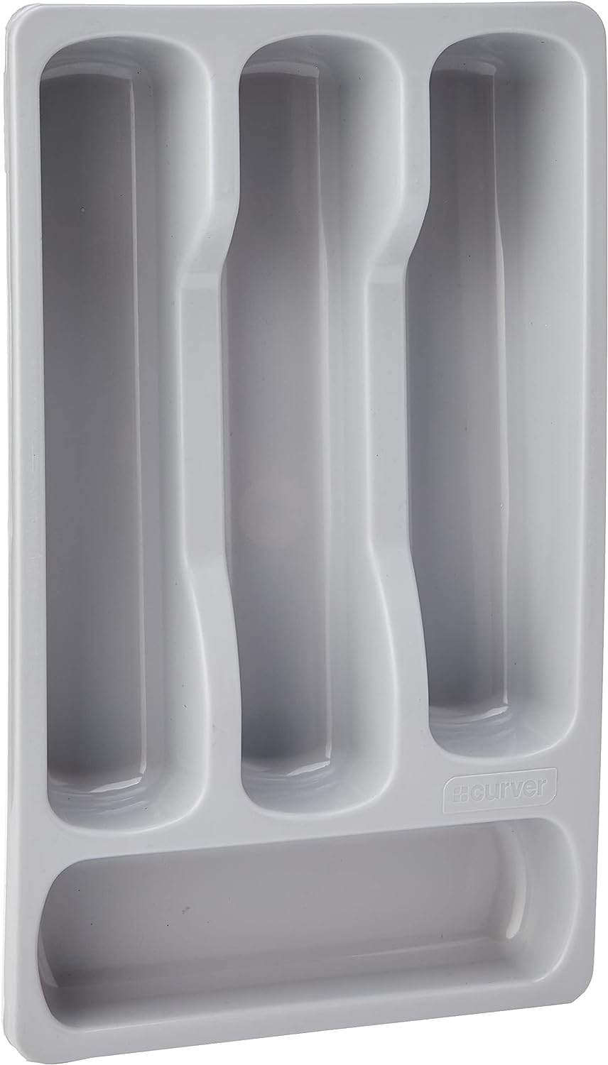 Curver 228006 Cutlery Tray Small Gray Plastic 33 x 20 x 6 cm