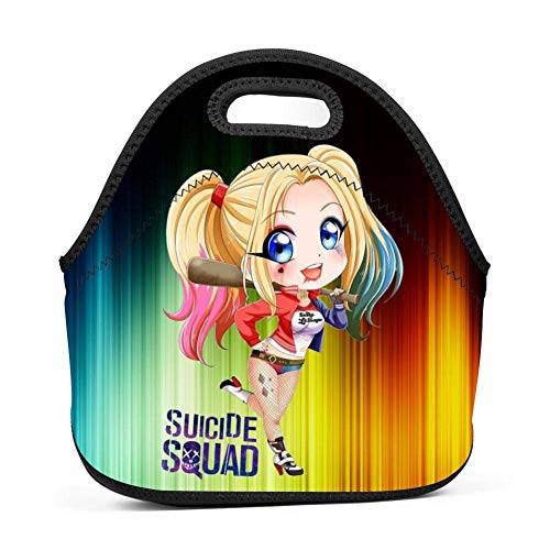 Dmgp Home Harley-Quinn Insulated Thermal Cooler Tote Lunch Bag/Bento Bag/Picnic Box For Adults Kids