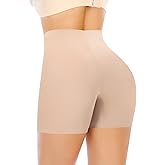 Werena Seamless Slip Shorts for Women Under Dress Shaping Boyshorts Panties Tummy Control Shapewear