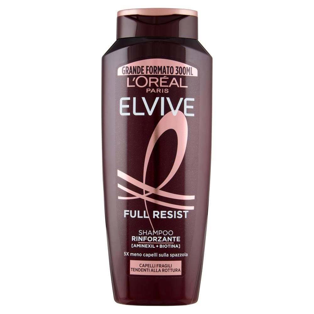 L'Oréal Paris Elseve Full Resist Strength Booster Shampoo Enriched with Hair Supplements, 250 ml