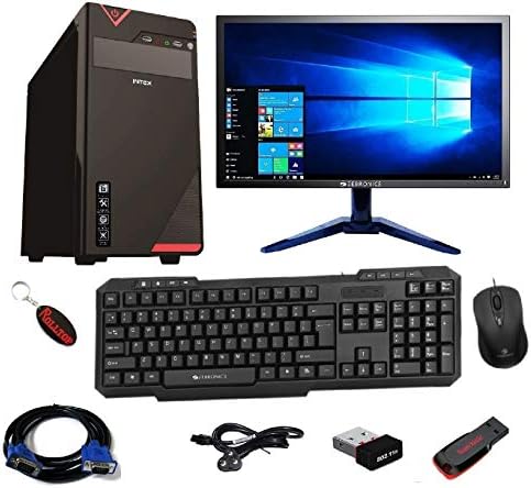 Rolltop Assembled Desktop Core 2 Duo 3.0 GHZ Processor, G31 Motherboard, 15.6" LED Monitor, 4 GB RAM, 16 GB Pen Drive, Windows 7 Ultimate Trial Version