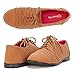 DREAM PAIRS Lexington Women's New Casual Nubuck Upper Cut-Out Lace Up Oxford Flats Shoes