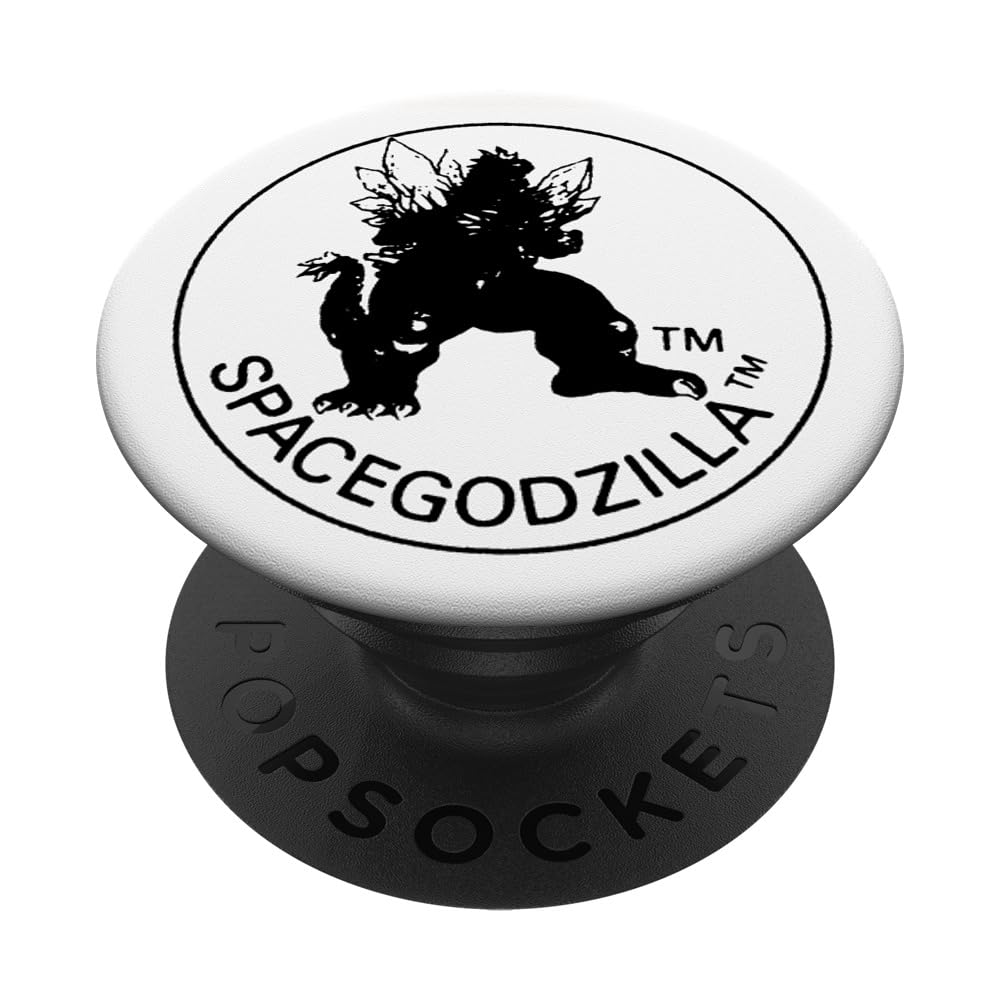 Godzilla Classic SpaceGodzilla Stamp PopSockets Adhesive PopGrip