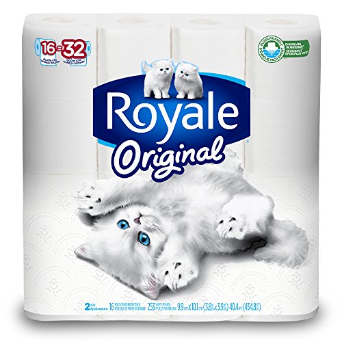 Royale Original Bathroom Tissue, 16 Double Rolls