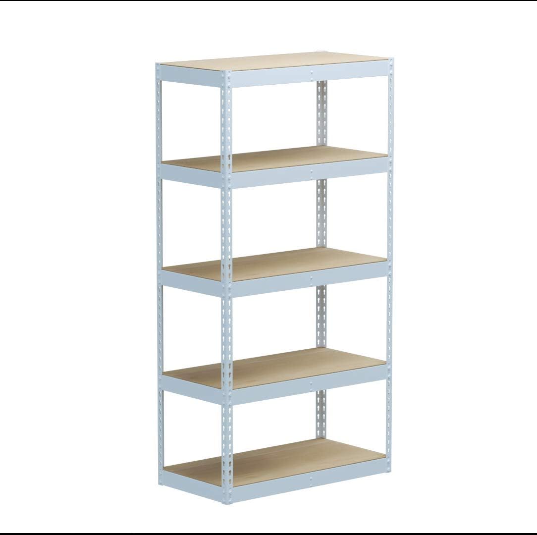 MonsterRax 18”x60”x72” Modular Garage Shelving Hammertone Steel