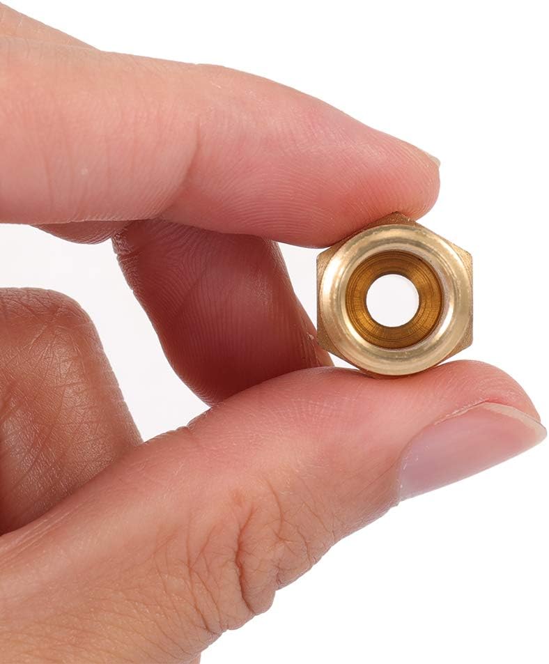 Brass 1/4-Inch NPT Male Industrial Air Hose Quick Connect Adapter, Air Coupler and Plug Kit, Air Compressor Fittings 10pcs (Male NPT) - - 