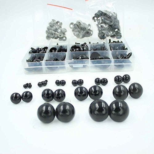 1 154pcs+6+24mm+Plastic+Safety+Eyes